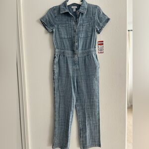 Cat & Jack Light Blue Denim jumpsuit